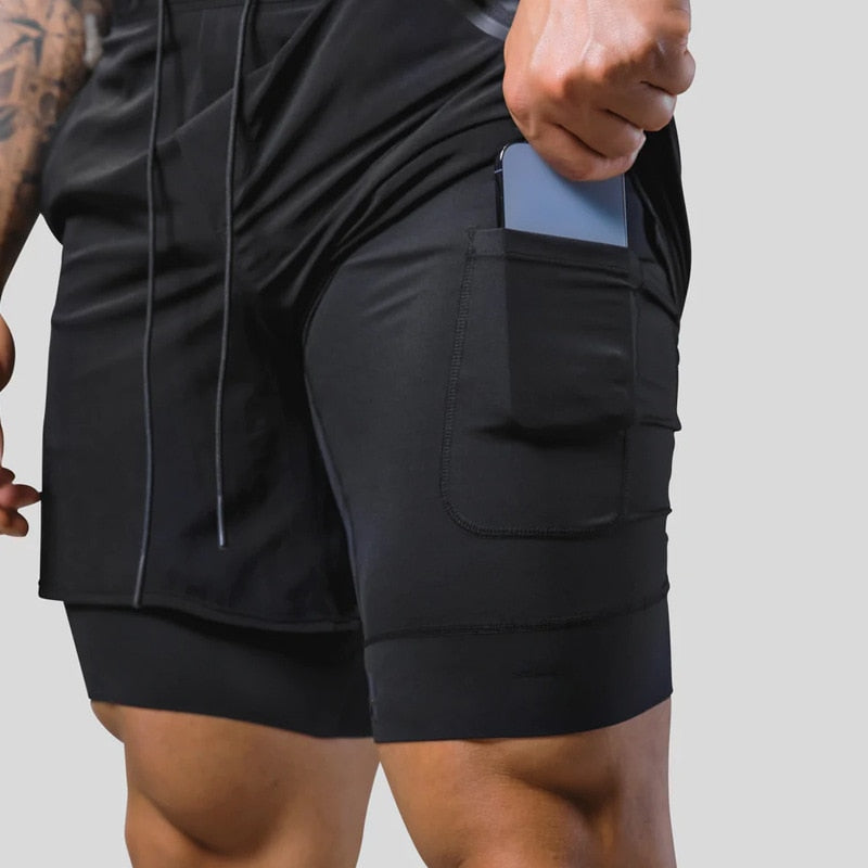 2-in-1 Sports Trousers for Men | Perfect for Any Workout