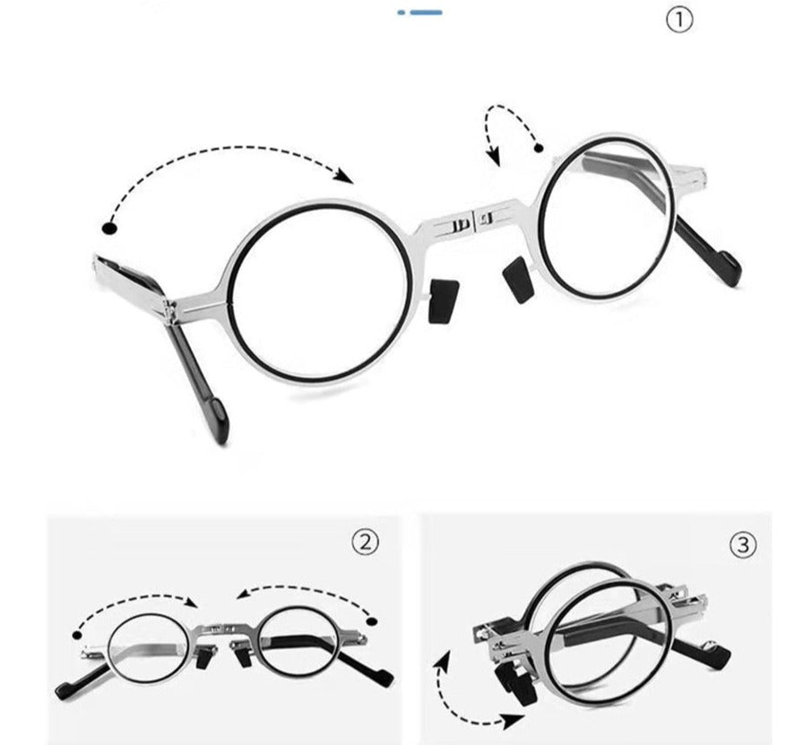 Lunettes de lecture pliables pratiques