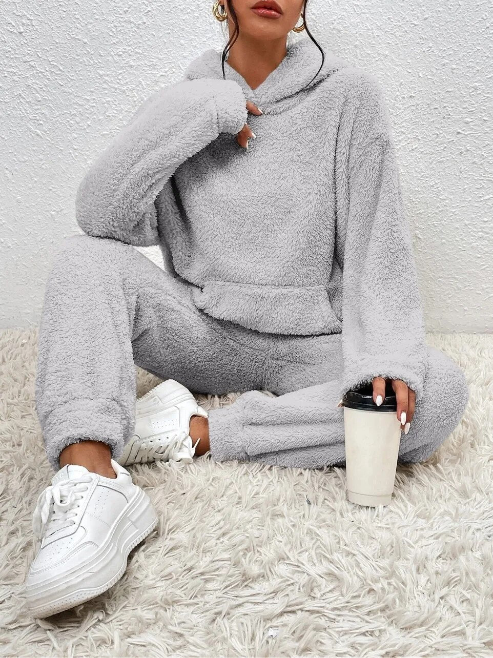 2-piece winter fleece set for women - Spania