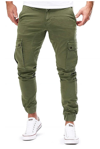 Pantalon cargo pour homme avec taille élastique - Hayes