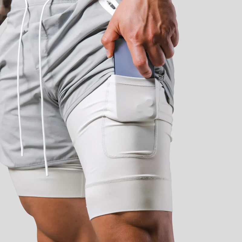 2-in-1 Sports Trousers for Men | Perfect for Any Workout