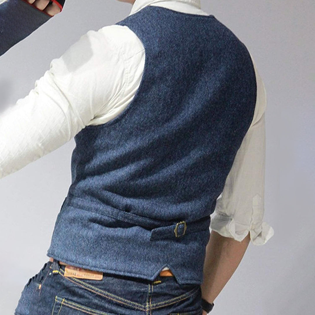 Gilet en denim pour hommes - Marko