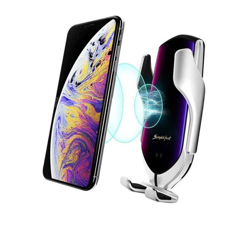 Support de téléphone à serrage automatique