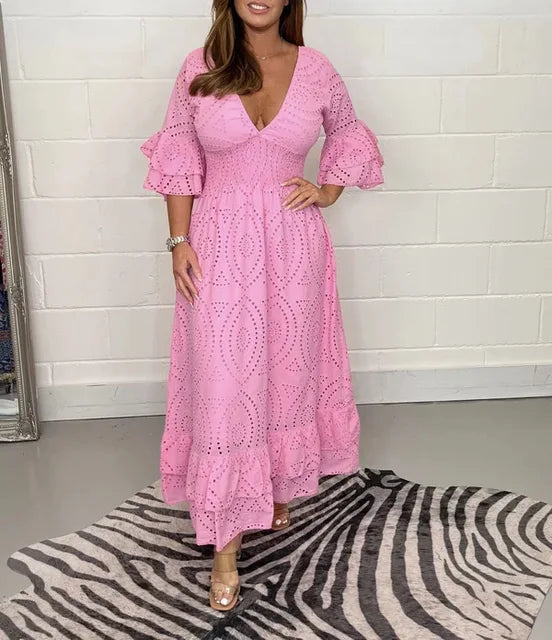Belle longue robe d'été - Frederique