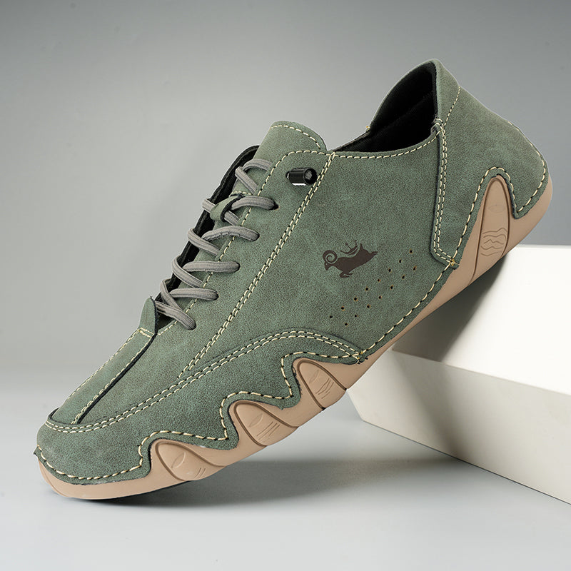 Chaussures de marche pour hommes - cuir - semelle orthopédique