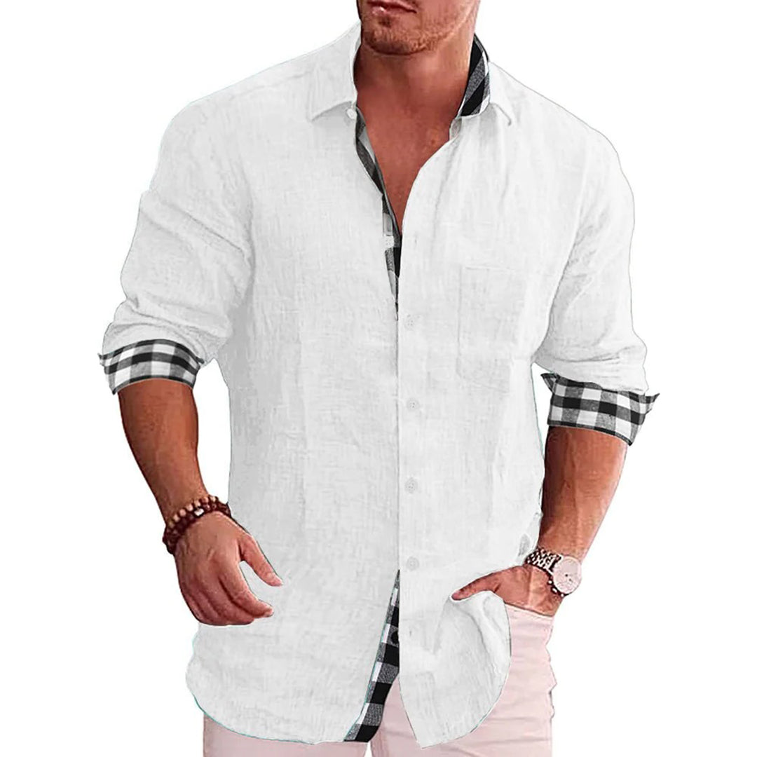 Chemise à boutons pour hommes - Dirk