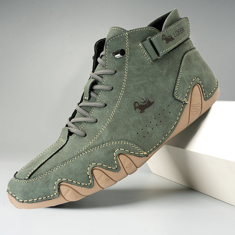 Chaussures de marche pour hommes - cuir - semelle orthopédique