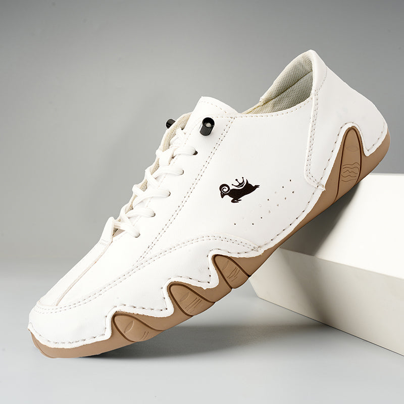 Chaussures de marche pour hommes - cuir - semelle orthopédique