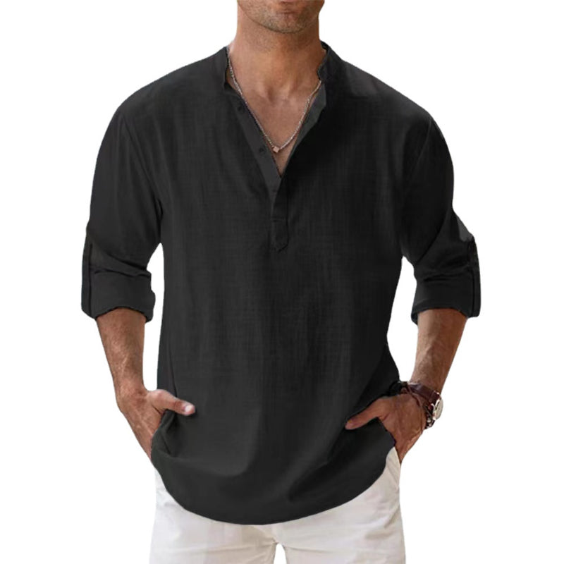 Chemise pour hommes - Lin - pour le printemps et l'été