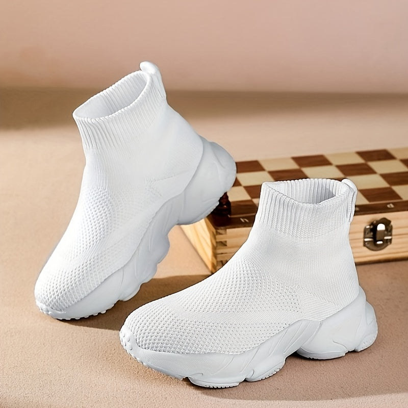 Boys' and Girls' Sock Shoes - Woven Breathable Shoes - Lucky