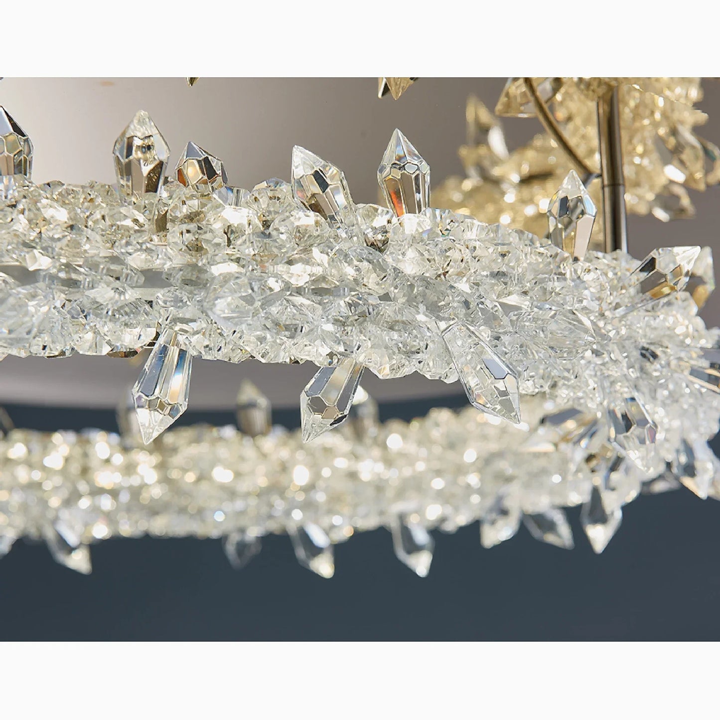 LuxeGlimmer - Modern Crystal Ceiling Light
