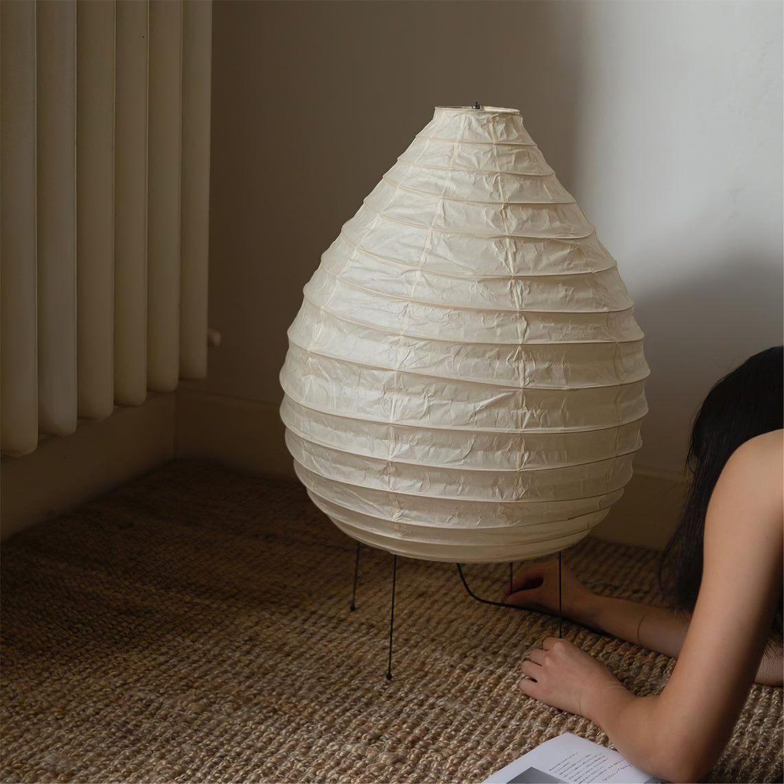 LichtVouw - Moderne Washi Bordlampe