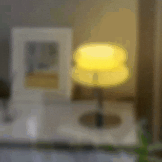 MacaronGlow - Elegante Glastischlampe für Ihr Interieur
