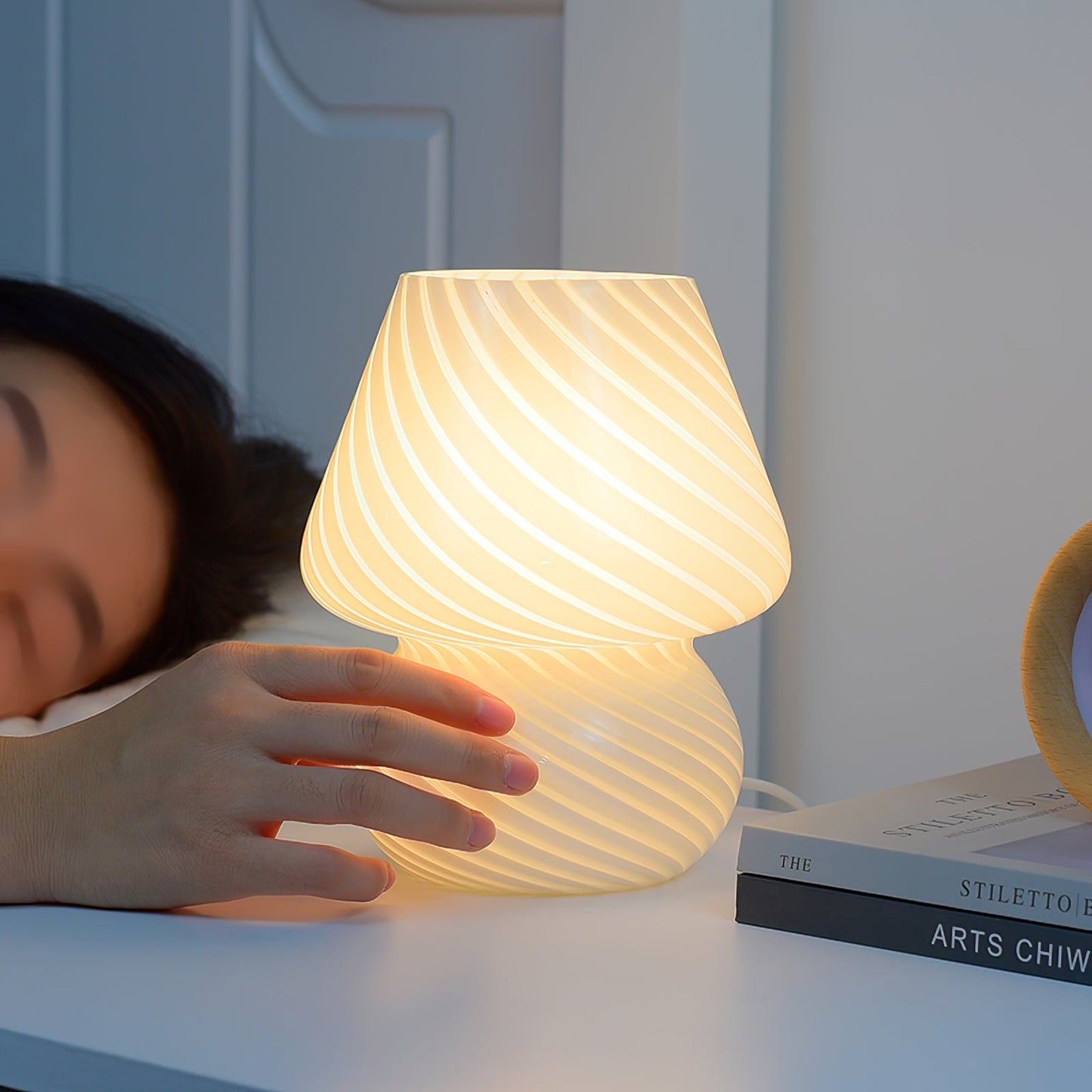 CrystalAnsel - Bordlampe