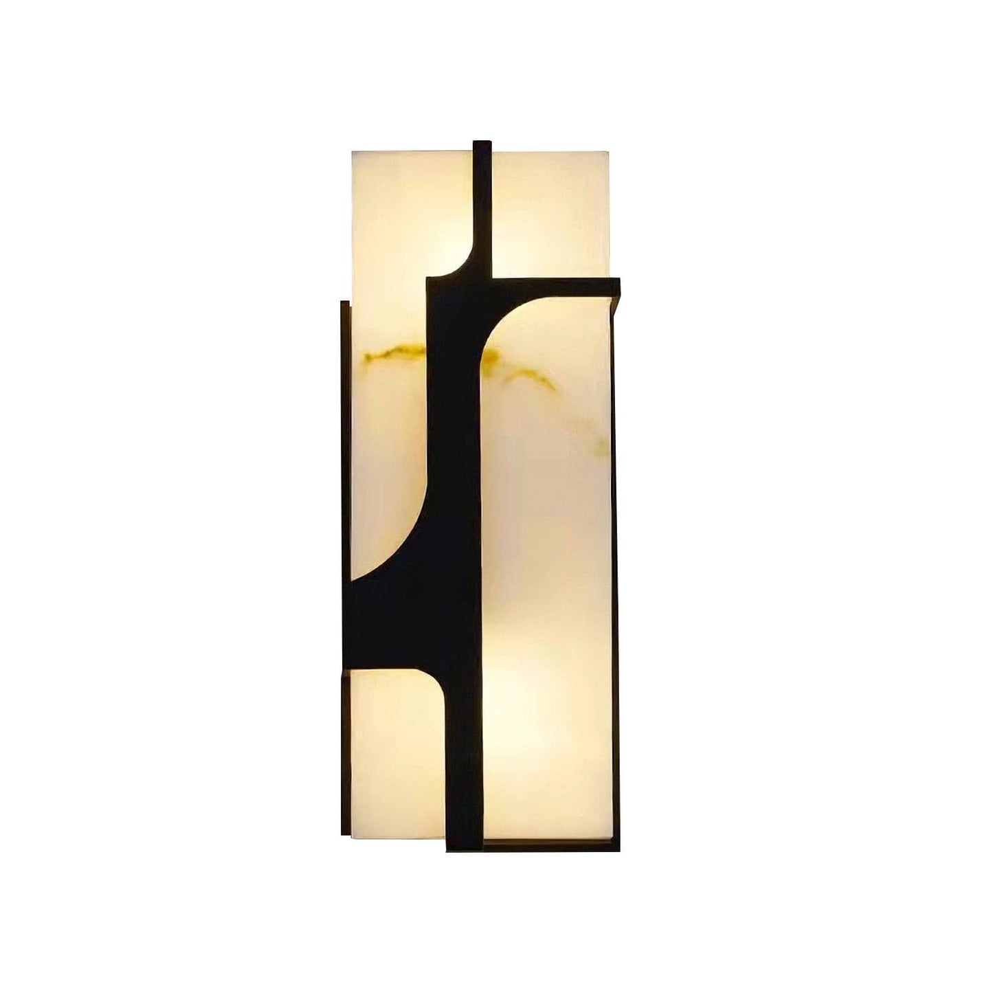 OpalGlow - Marmor Art Deco Wandleuchte