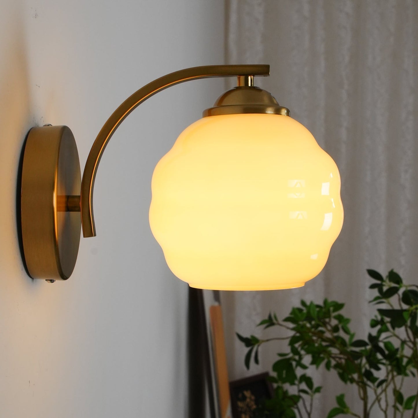 Art Deco | Elegant vintage vegglampe