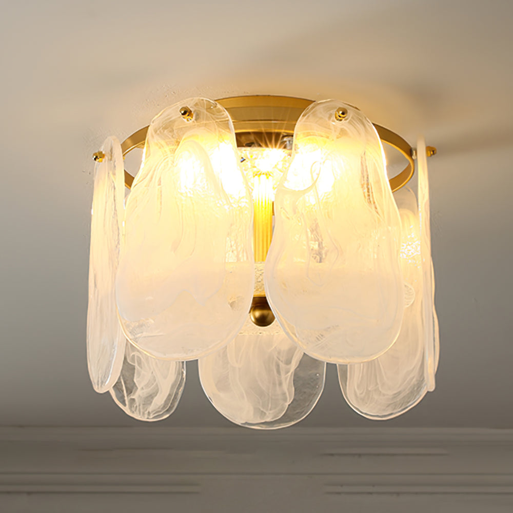 AureusGlow - Loftlampe med perler og behagelig lysfordeling
