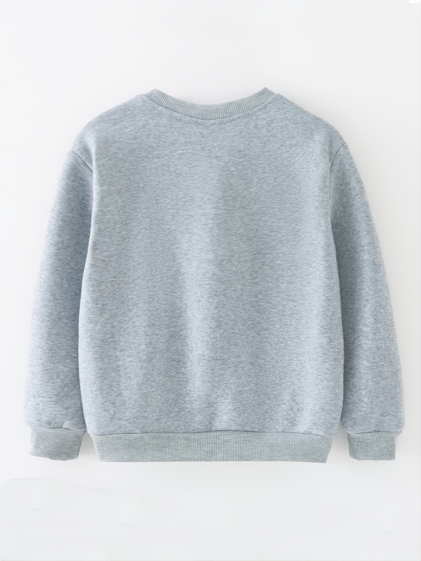 Boys' Casual Sweater with Long Sleeves and Graphic Pattern - Leandro