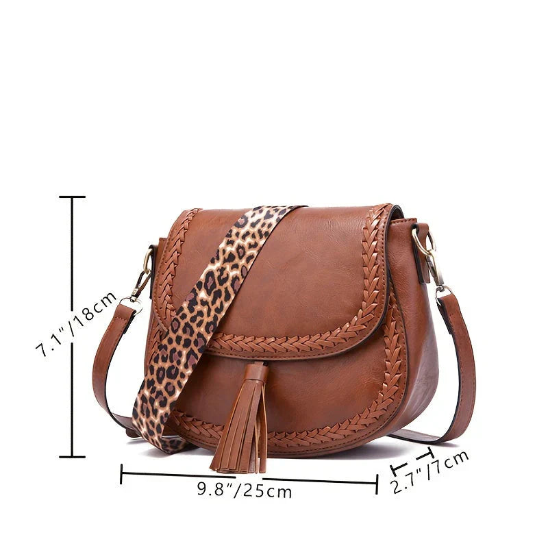 Remedios – Petit sac à bandoulière pour femmes avec décoration à pompon