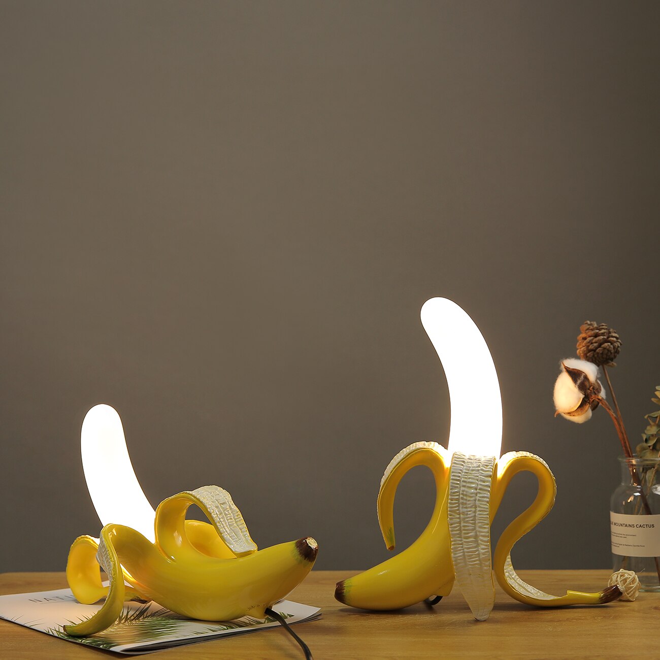 BanaanGlam - Lampe de table Art déco de luxe