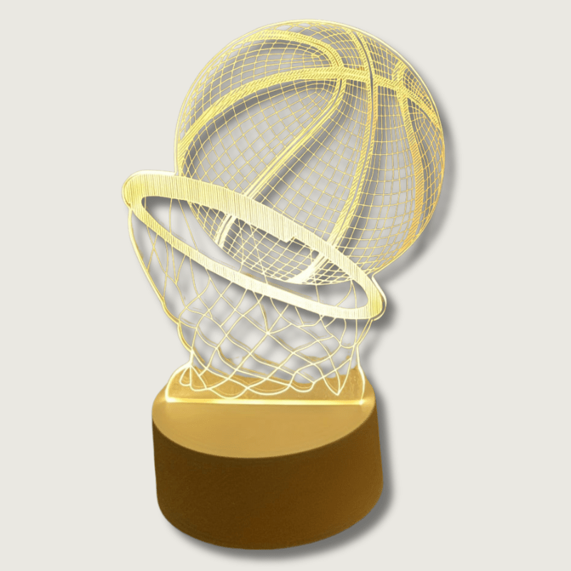 CourtGlow - Basketball-Illusion Tischlampe mit USB
