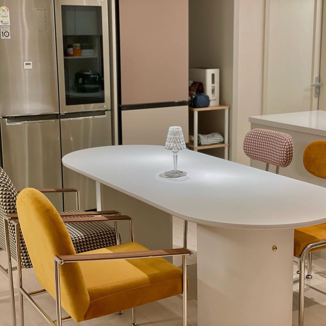 SparkLicht - Lampe de table moderne avec LED et effet glamour