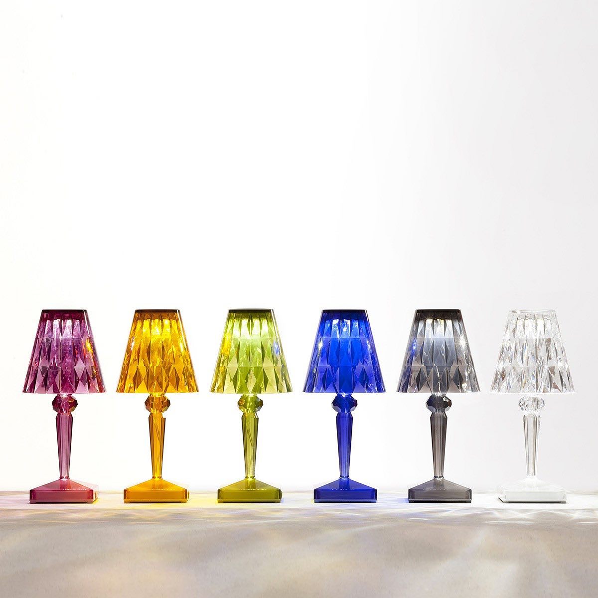 SparkLicht - Lampe de table moderne avec LED et effet glamour