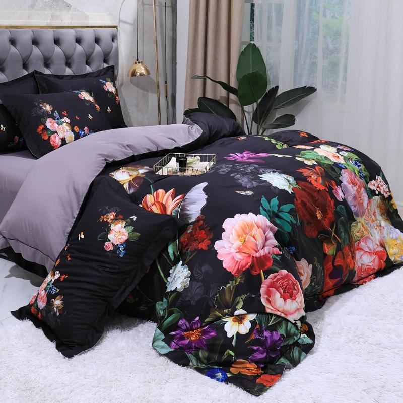 FleurLux - Klassische Toile-Bettwäsche mit ägyptischem Baumwollkomfort