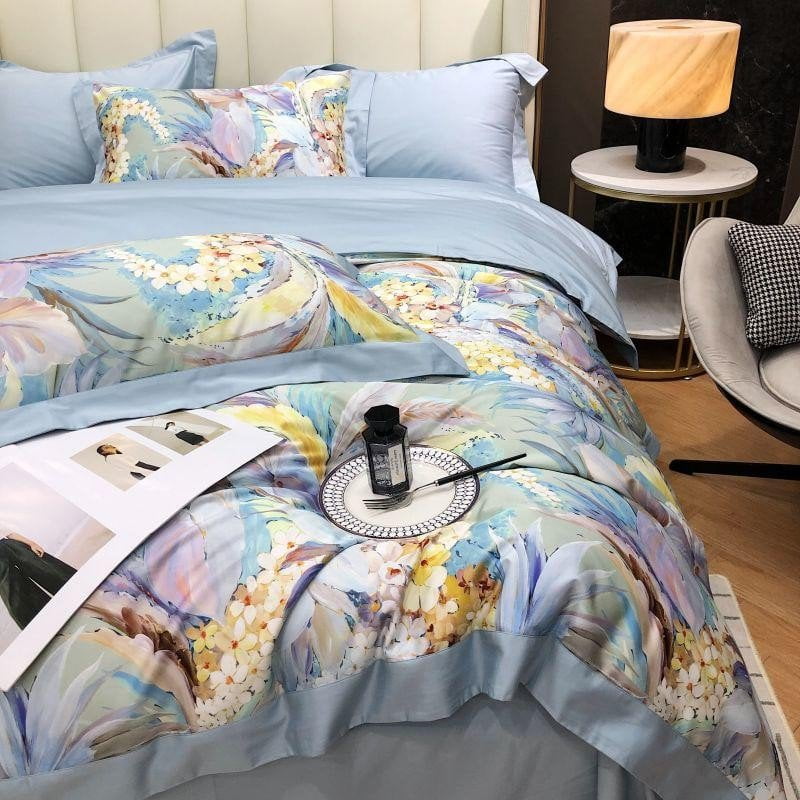 FloralHaven - Egyptian Cotton Bettbezug-Set