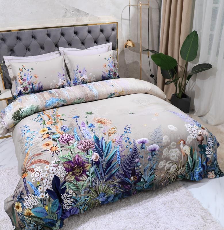 VibrantLife - Parure de housse de couette en coton égyptien