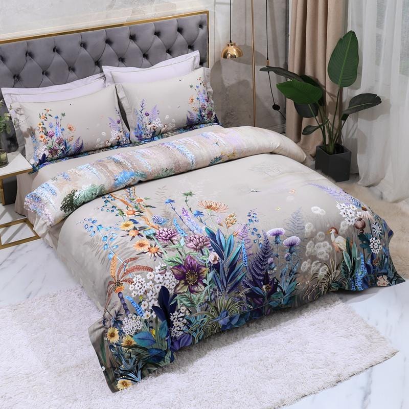VibrantLife - Parure de housse de couette en coton égyptien