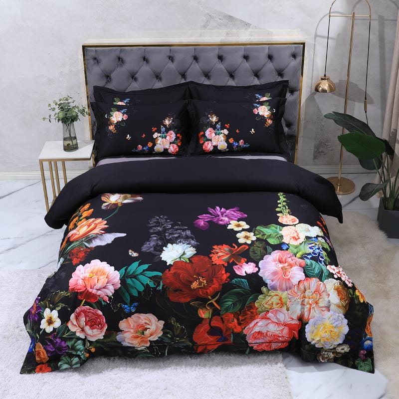 FleurLux - Klassische Toile-Bettwäsche mit ägyptischem Baumwollkomfort