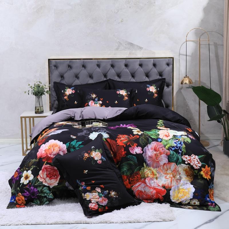FleurLux - Klassische Toile-Bettwäsche mit ägyptischem Baumwollkomfort