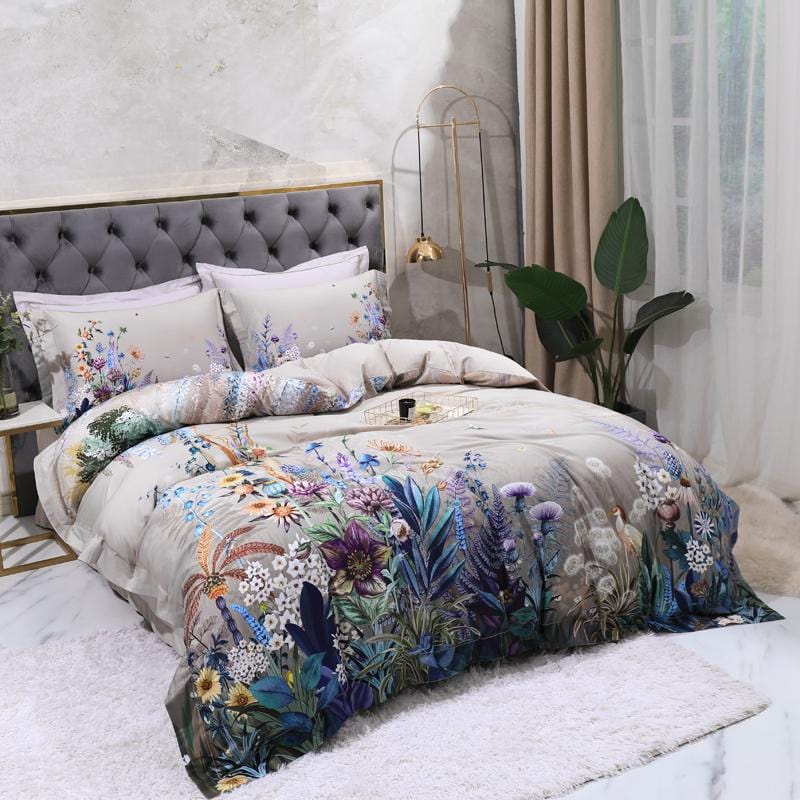 VibrantLife - Parure de housse de couette en coton égyptien