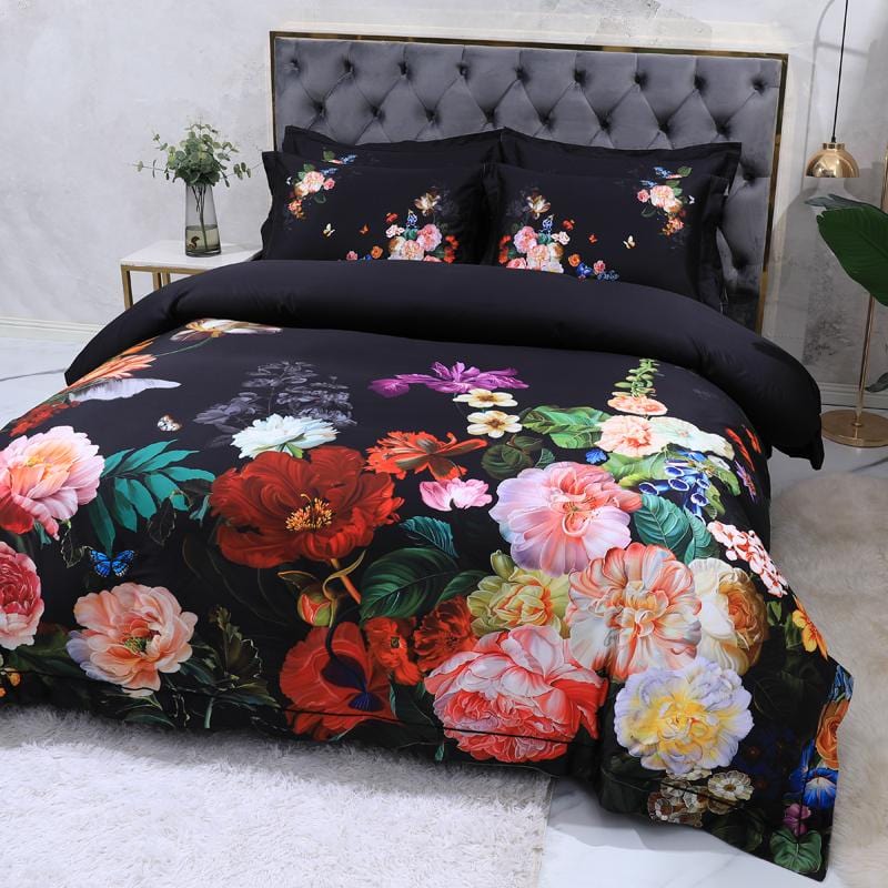 FleurLux - Klassische Toile-Bettwäsche mit ägyptischem Baumwollkomfort