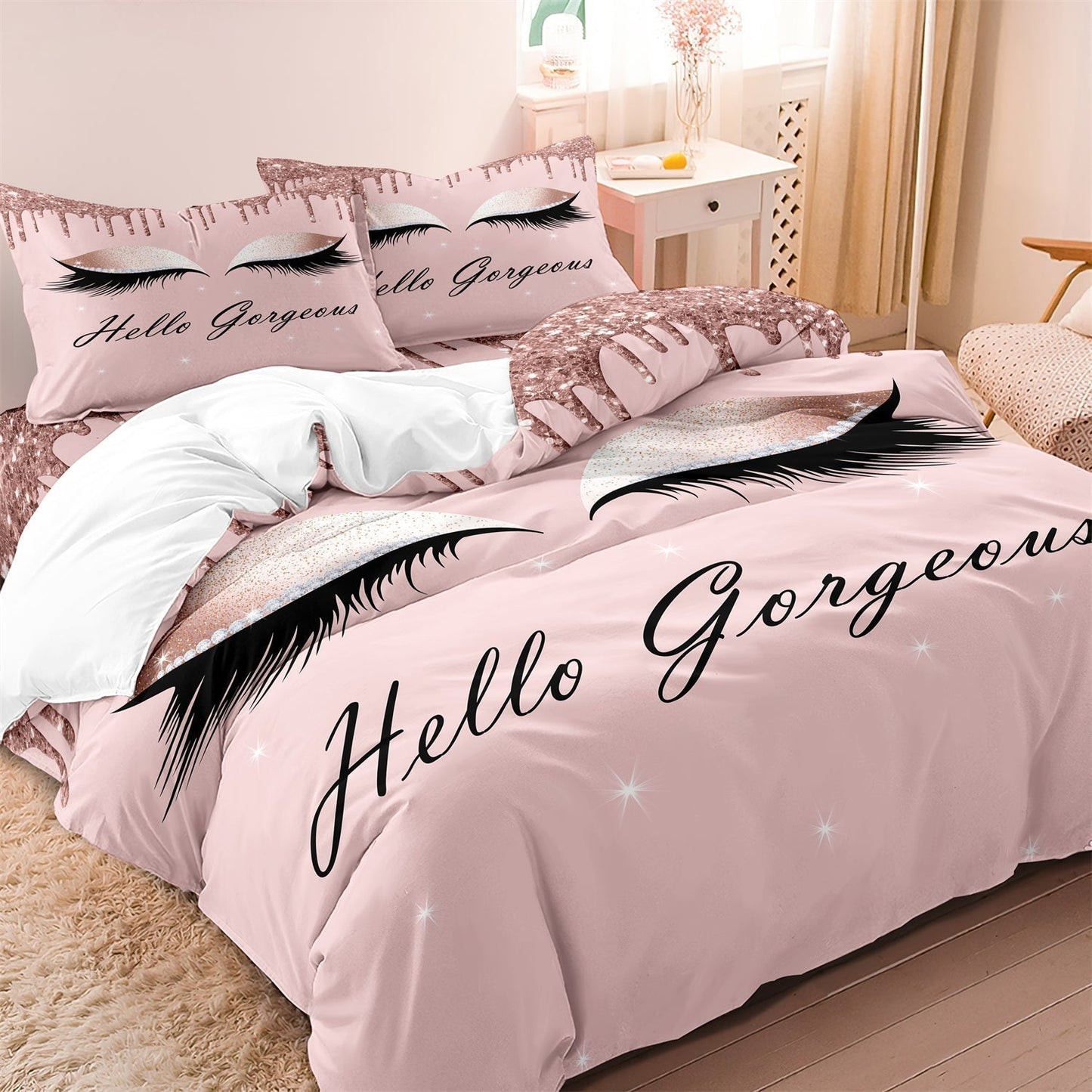 GlamWink - Oog- en Wimperbeddengoedset
