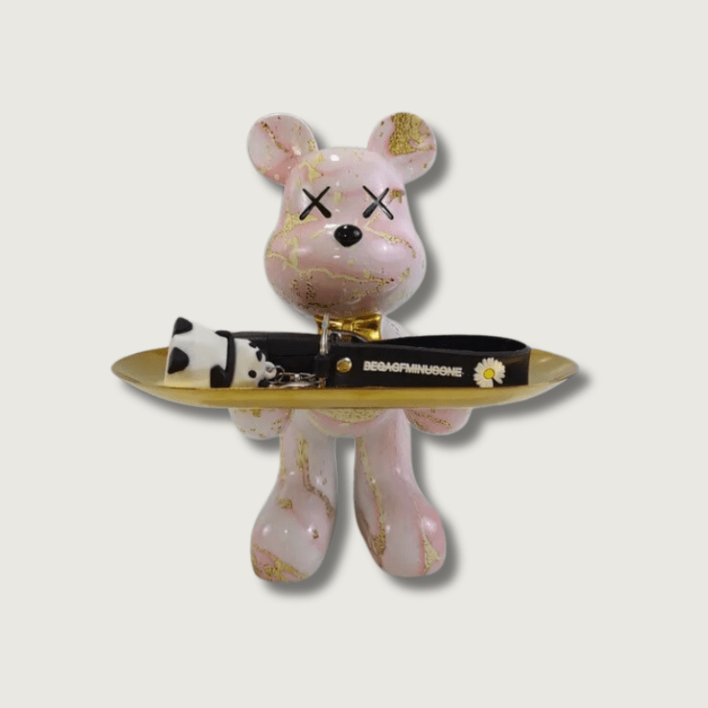 ArtBear - Bear Sculpture with Tray