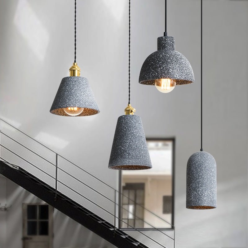 LoftVibe - Industrial Cement Pendant Light