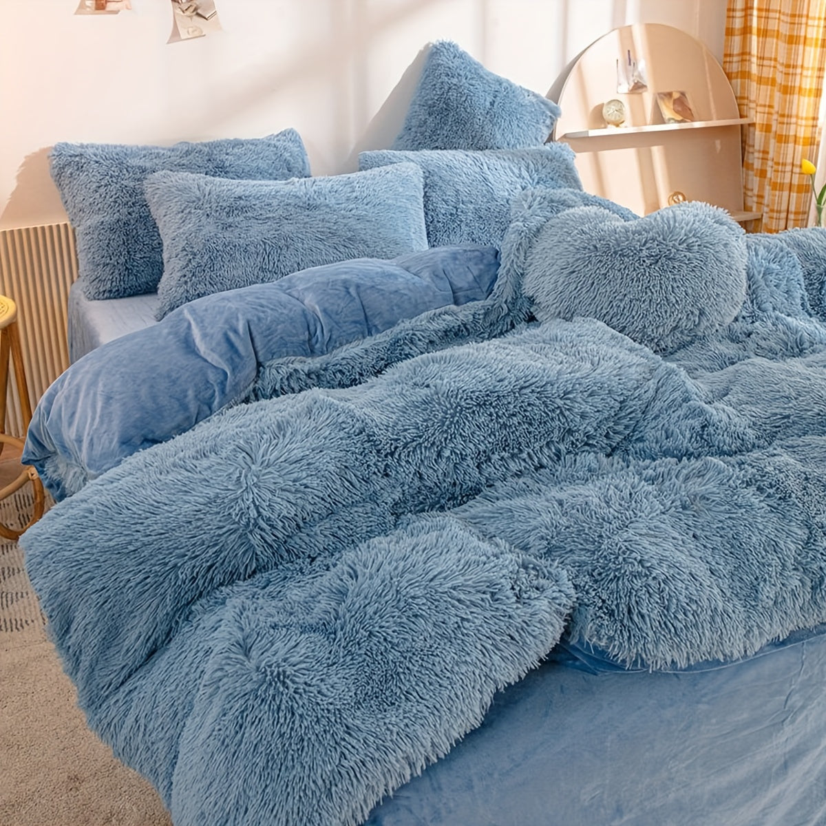 LushNest - Luxe Velvet Duvet Cover Set with Pillowcases