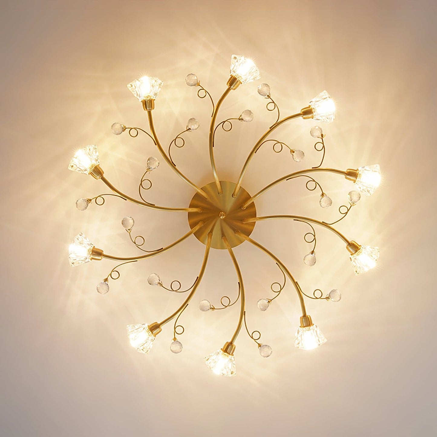 BlossomAura - Flower Ceiling Lamp