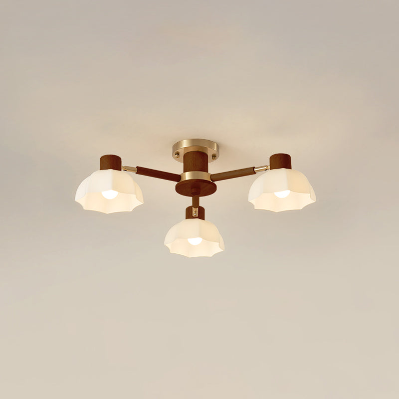FloralLuxe - Deckenlampe mit Blumendesign und stimmungsvoller Beleuchtung