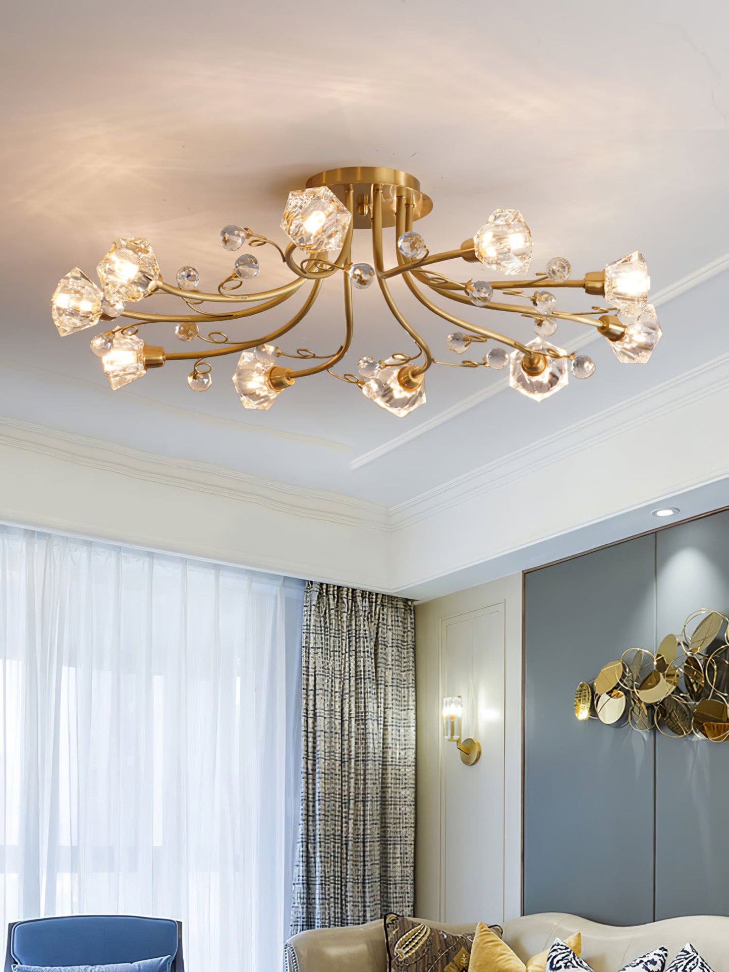 BlossomAura - Flower Ceiling Lamp