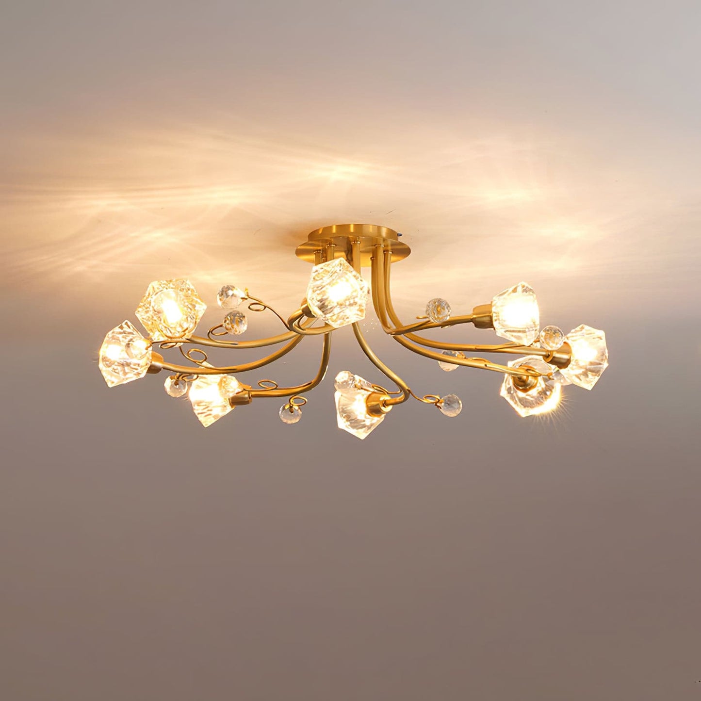 BlossomAura - Flower Ceiling Lamp