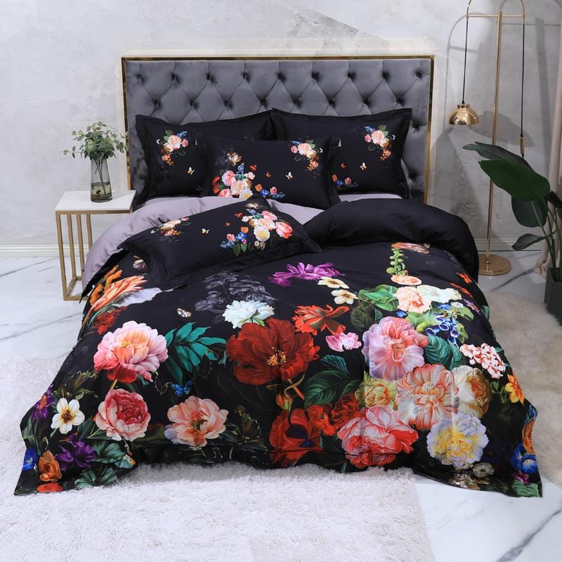 FleurLux - Klassische Toile-Bettwäsche mit ägyptischem Baumwollkomfort