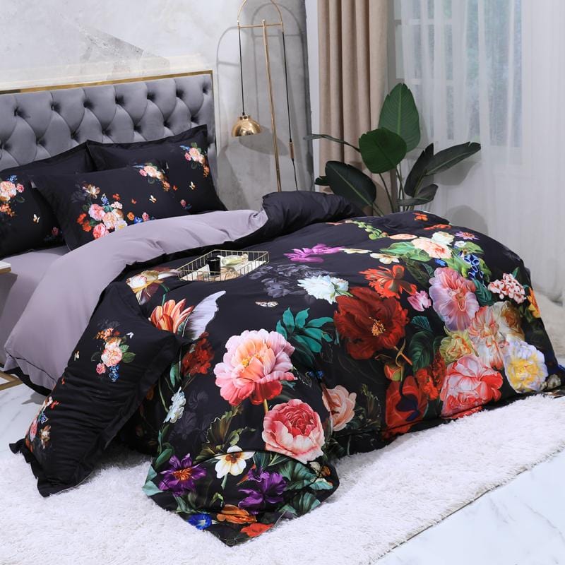 FleurLux - Klassische Toile-Bettwäsche mit ägyptischem Baumwollkomfort