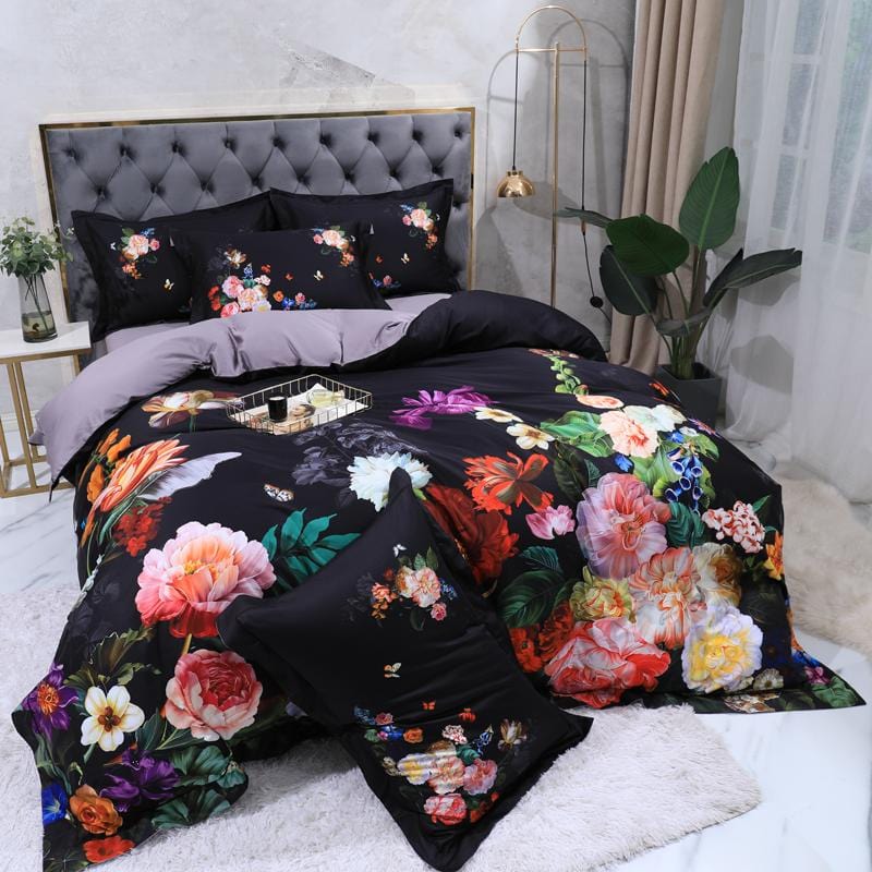 FleurLux - Klassische Toile-Bettwäsche mit ägyptischem Baumwollkomfort