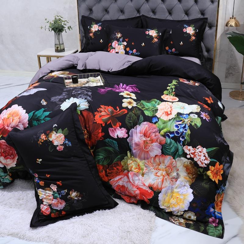 FleurLux - Klassische Toile-Bettwäsche mit ägyptischem Baumwollkomfort