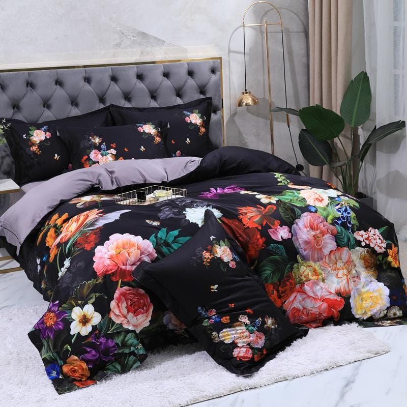 FleurLux - Klassische Toile-Bettwäsche mit ägyptischem Baumwollkomfort