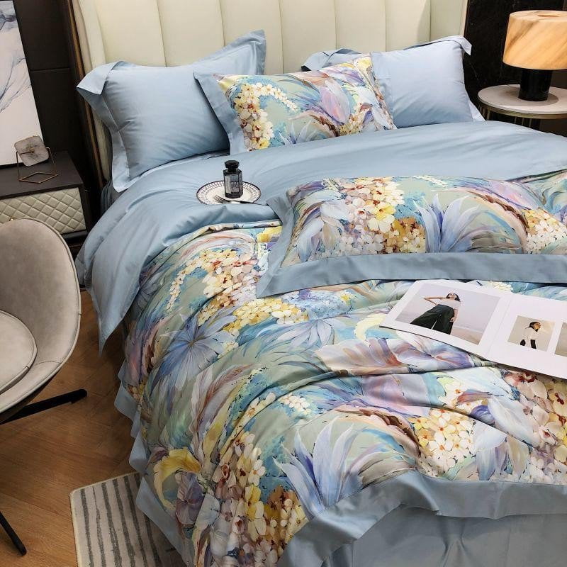 FloralHaven - Egyptian Cotton Bettbezug-Set