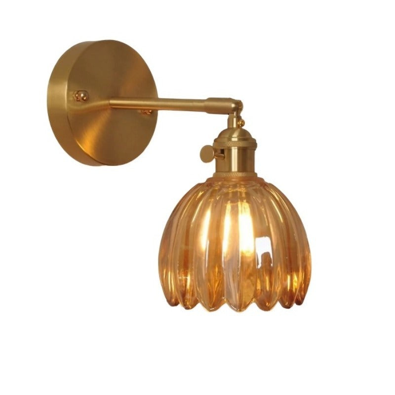 TulipeLicht - Retro Glas Væglampe
